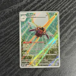 Ninjask Full Art IR 137/132 Me01: Mega Evolution Holo POKEMON NEAR MINT - Image 1