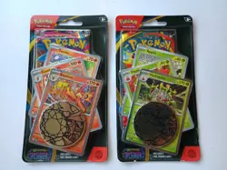 Pokemon Mega Evolutions Phantasmal Flames Blister Pack Set Blaziken Hydrapple - Image 1