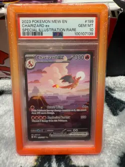 Pokemon Charizard ex 199/165 PSA 10 S&V 151 Special Illustration Rare 2023 - Image 2