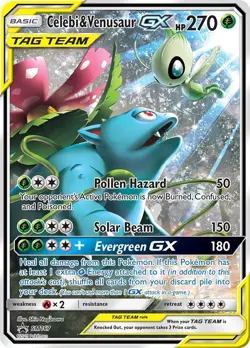 Celebi & Venusaur GX SM167 Sm Holo for sale online - Image 3