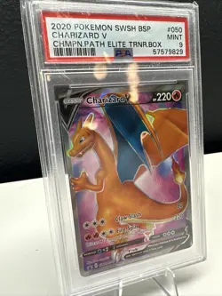 56325606 2020 Pokemon SWSH BSP Charizard V Champion Path Elite PSA 9 SWSH050 - Image 3