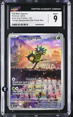 Teal Mask Ogerpon 123 Sv: Scarlet & Violet Promo Cards Holo for sale online - Image 2