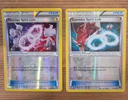 Lot of 2 Pokemon Mewtwo Spirit Link 144/162 & Gyarados Spirit Link 101/122 - Image 1