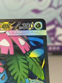 Pokemon TCG Mega Venusaur ex 155/132 Me01: Mega Evolution Full Art Ultra Rare - Image 3