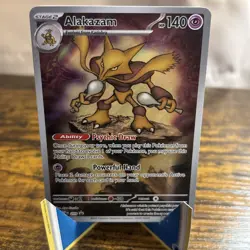 2025 Near Mint Pokemon Alakazam 009 ME Mega Evolution Promo NM - Image 3