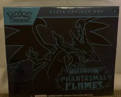 Pokemon Mega Evolution Phantasmal Flames Elite Trainer Box - NEW - Image 1