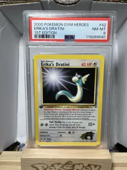 Erika's Dratini 042/132 Gym Heroes Regular for sale online - Image 1