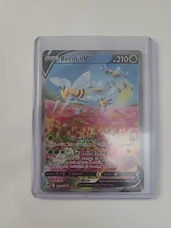 Pokemon Beedrill v Holo Rare Alternate Art Astral Radiance 161/189 NM Condition - Image 1