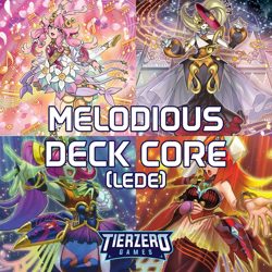 YuGiOh Melodius LEDE Deck Core Bundle 15 Cards - Image 1