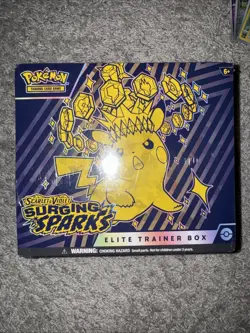 Pokemon TCG Surging Sparks Elite Trainer Box + 423x Holo Foil Card Mega Journey - Image 2