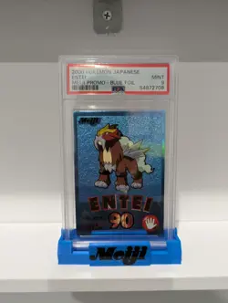 Pokemon Card 2000 PSA 9 ENTEI Holo Foil Japanese BLUE Meiji Promo POP 25 - Image 3
