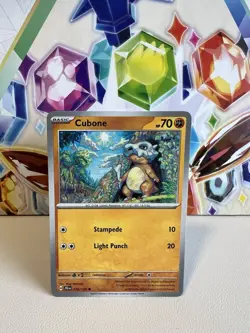 Cubone - 076/159 - 2025 Common Journey Together Pokemon Card NM - Image 1