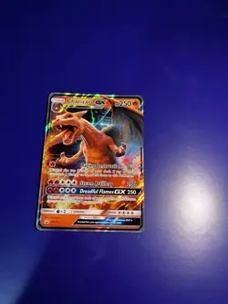 Charizard GX SM195 - Sun & Moon Black Star Promo Holo Pokemon Card TCG NM - Image 1