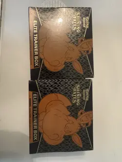 Pokemon Elite Trainer Crimson Invasion Shinning Fates Trading Card Boxes Set 2 - Image 1