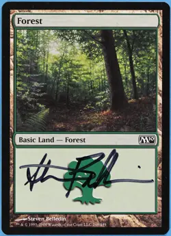 Forest (248) Magic 2010 / M10 NM Basic Land Artist Signed CARD (s2010) ABUGames - Image 1