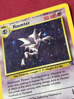 Haunter 6/62 Holo Shiny Card Excellent Condition Pokemon (T17) - Image 3