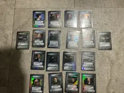 Star Trek CCG Enterprise set Collection complete 18 card lot collectible game - Image 1
