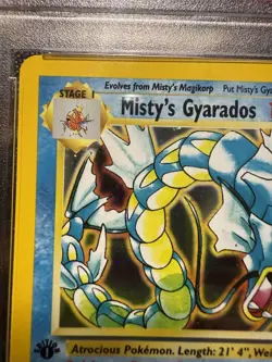 Pokemon TCG Misty's Gyarados Holo Rare Card #13/132 Gym Challenge PSA 10! - Image 2