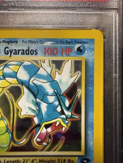 Pokemon TCG Misty's Gyarados Holo Rare Card #13/132 Gym Challenge PSA 10! - Image 3
