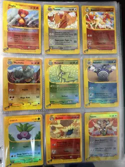 Pokemon Expedition E-Reader Holo and Reverse Holo Card Lot - Image 1