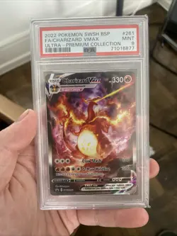 Pokemon TCG Charizard VMAX SWSH261 UltraPremium Collection Promo Card 2022 PSA 9 - Image 1