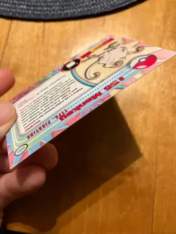 Topps Mankey #56 Pokemon Trading Card Game 1999 TV Series Vintage Holo Chrome - Image 4