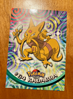 Topps Kadabra #64 Pokemon Trading Card Game 1999 TV Series Vintage - Image 1