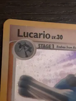 Pokemon Lucario Training Kit Diamond & Pearl 3/11 Holo Rare 2007 TCG Card - Image 2
