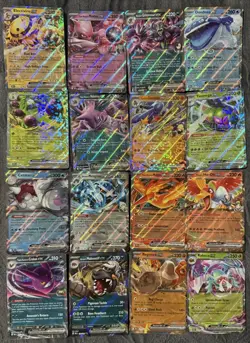 Pokemon Destined Rivals EX Double Rare 16 Card Lot - NM/M+ Holo Art TCG DRI - Image 1