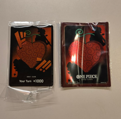 One Piece DF03 Devil Fruit Collection Vol 3 Promo Don Card & Sleeves Sealed - Image 1