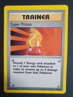 Super Potion 90/102 Trainer - Base Set 1 - Pokemon Card - Lightly Played - Image 1
