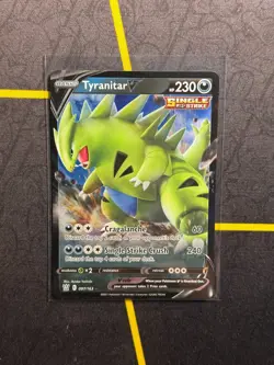 Tyranitar V 097/163 Pokemon TCG Battle Styles Sword & Shield Ultra Rare Card NM - Image 1
