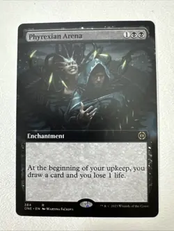 Phyrexian Arena (Extended Art) Regular NM/M #384 Phyrexia: All Will Be One MTG - Image 1