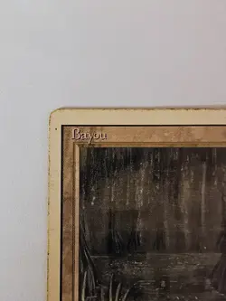 Magic the Gathering Bayou Revised Edition Dual Land. See Pics for Condition - Image 2