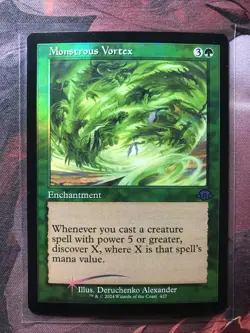 MTG Monstrous Vortex FOIL Retro Modern Horizon 3 MH3 427 NM - Image 1