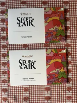 FLOWER POWER Secret Lair FOIL and NON-FOIL - sealed Magic MtG - Basic Lands - Image 1