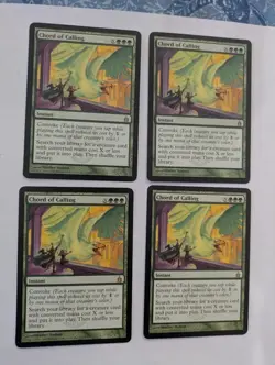 4 Chord of Calling Ravnica MTG NM Free shipping with tracking - Image 1