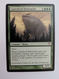 Craterhoof Behemoth Avacyn Restored MTG NM free sgipping with tracking - Image 1