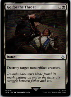 Magic the Gathering HP Go for the Throat Assassin's Creed MTG Free Shipping - Image 1