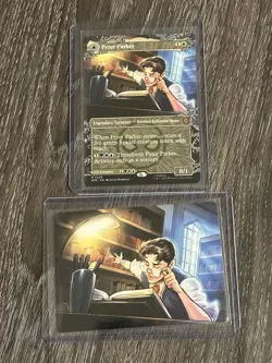 MTG Spider-Man Lot Of 2- Peter Parker 0208, Art Series 33/54 NM - Image 1