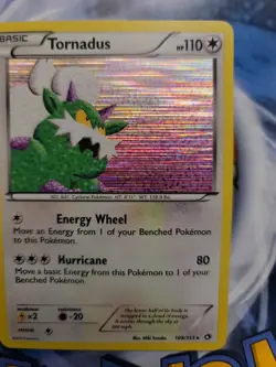 Pokemon TCG Tornadus Legendary Treasures 108/113 Holo Holo Rare - Image 2