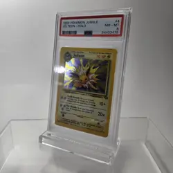 PSA 8 POKEMON 1999 JUNGLE JOLTEON HOLOGRAM #4 RARE 🔥🔥🔥🔥🔥🔥 - Image 4
