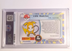 1999 Topps Pokemon T.V. RAICHU PSA 10 #026 GEM MT - Image 3
