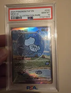 Mew EX 232/091 Paldean Fates PSA 10 Gem Mint Pokemon TCG Bubble Mew - Image 1