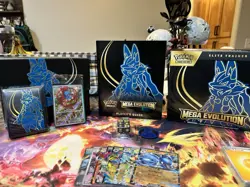 Pokemon TCG Bulk Set- Mega Evolution Lucario ETB with Promo - Image 1