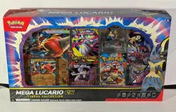Pokemon TCG Mega Lucario ex Premium Figure Collection Box Factory Sealed - Image 1
