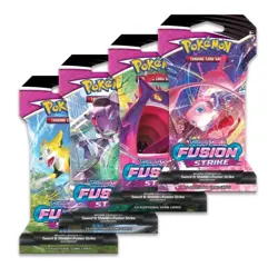 Pokemon TCG: Sword and Shield Fusion Strike x6 Sleeved Booster Pack Sealed - Image 1