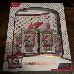 Pokemon TCG Scarlet & Violet 151 Binder Collection 4 Packs New SEALED 820650853142 - Image 1