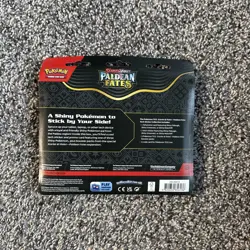 Pokemon TCG Paldean Fates Tech Sticker Collection - 3 Packs SEALED - Fidough - Image 2