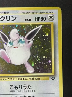 Pokemon TCG Japanese Jungle (Unlimited) Wigglytuff Holo No. 040 LP US Seller - Image 3
